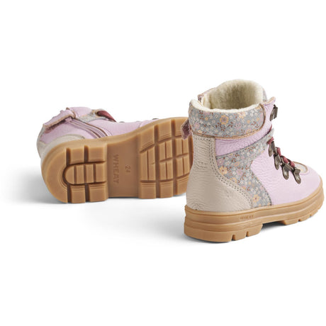 Wheat Slightly Blue Flowers Winterboot Toni Hiker Tex