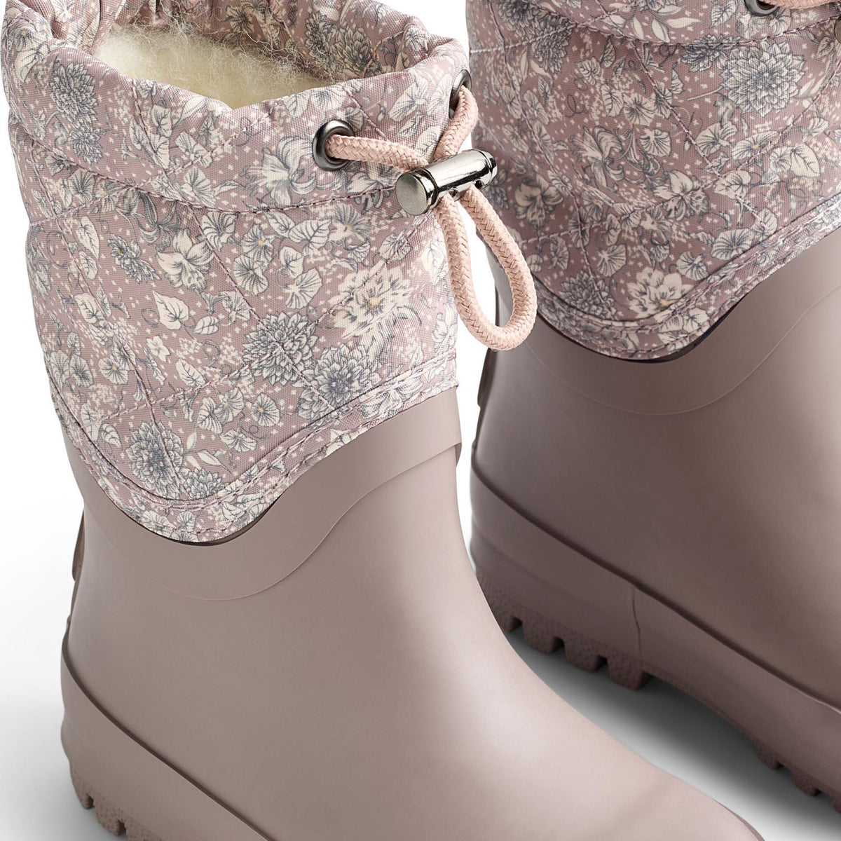 Wheat Dry Rose Flowers Thermo Snowboot Drizzle