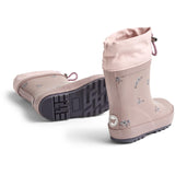 Wheat Dry Rose Flowers Rubber Boot Thermo