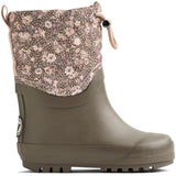 Wheat Dry Wood Snow Flowers Thermo Snowboot Drizzle