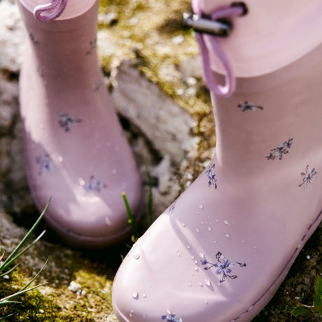 Wheat Dry Rose Flowers Rubber Boot Thermo