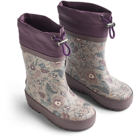 Wheat Soft Sand Flowers Rubber Boot Thermo