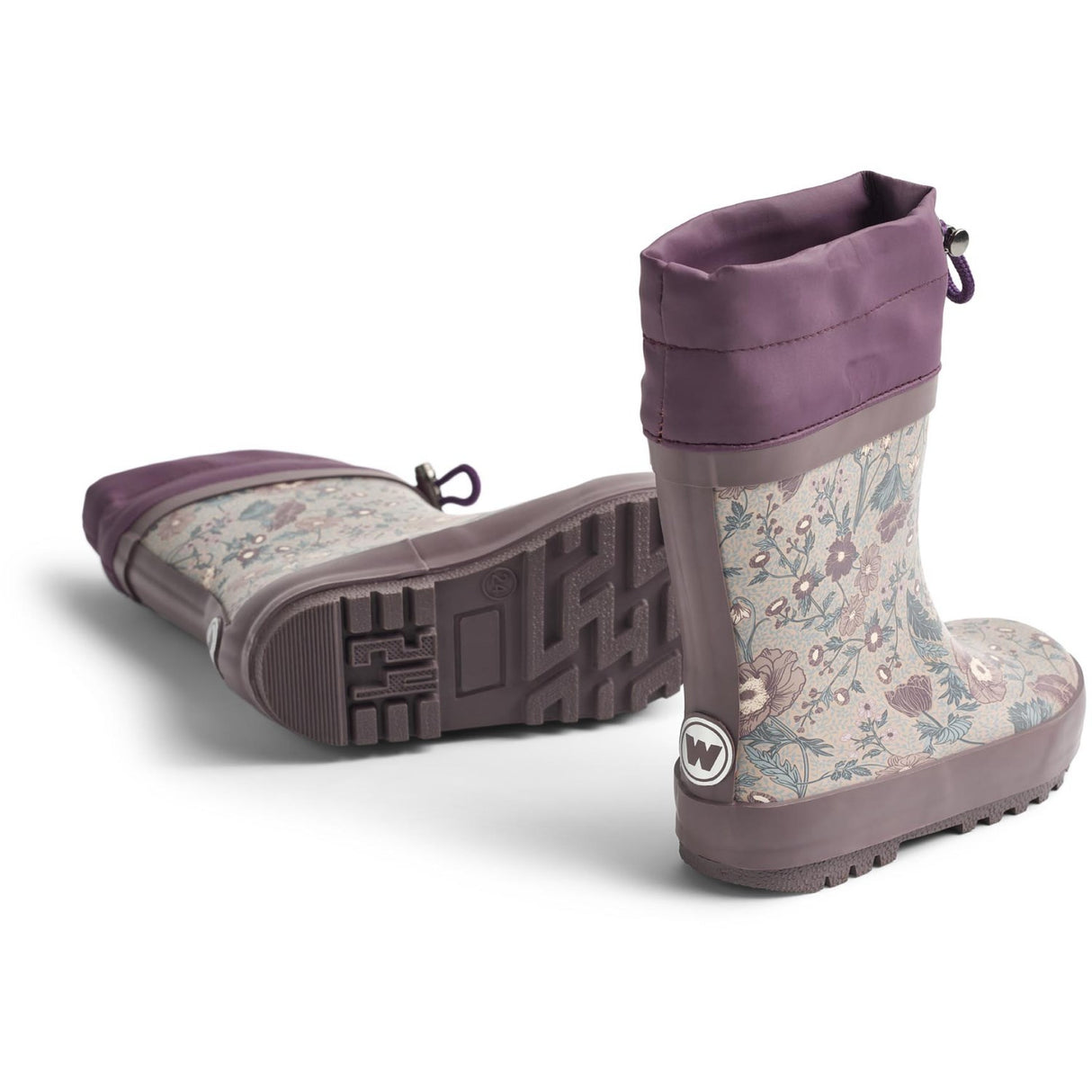 Wheat Soft Sand Flowers Rubber Boot Thermo