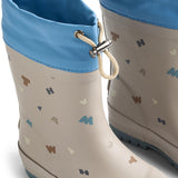 Wheat Grey Moon Letters Rubber Boot Thermo