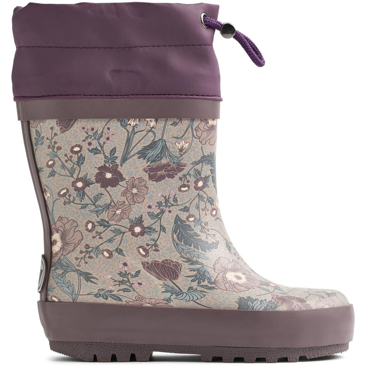 Wheat Soft Sand Flowers Rubber Boot Thermo