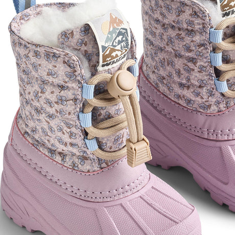 Wheat Lilac Blue Flowers Winterboot Aleex
