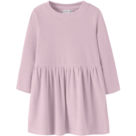 Name It Mauve Shadows Nmfveloa Ls Velvet Dress