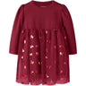 Name It Red Dahlia Nbfrosally Ls Dress