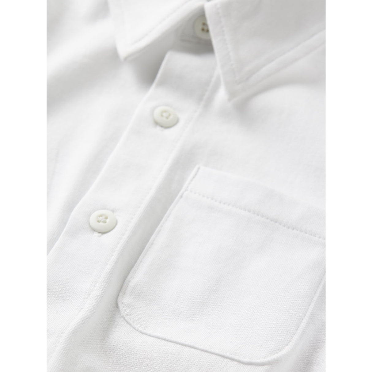 Name It Bright White Nmmronalo Ls Jersey Shirt