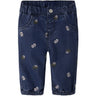 Name It Dark Blue Denim Embroided Nbfrose Mom R Emb Jeans 5321-Yb H