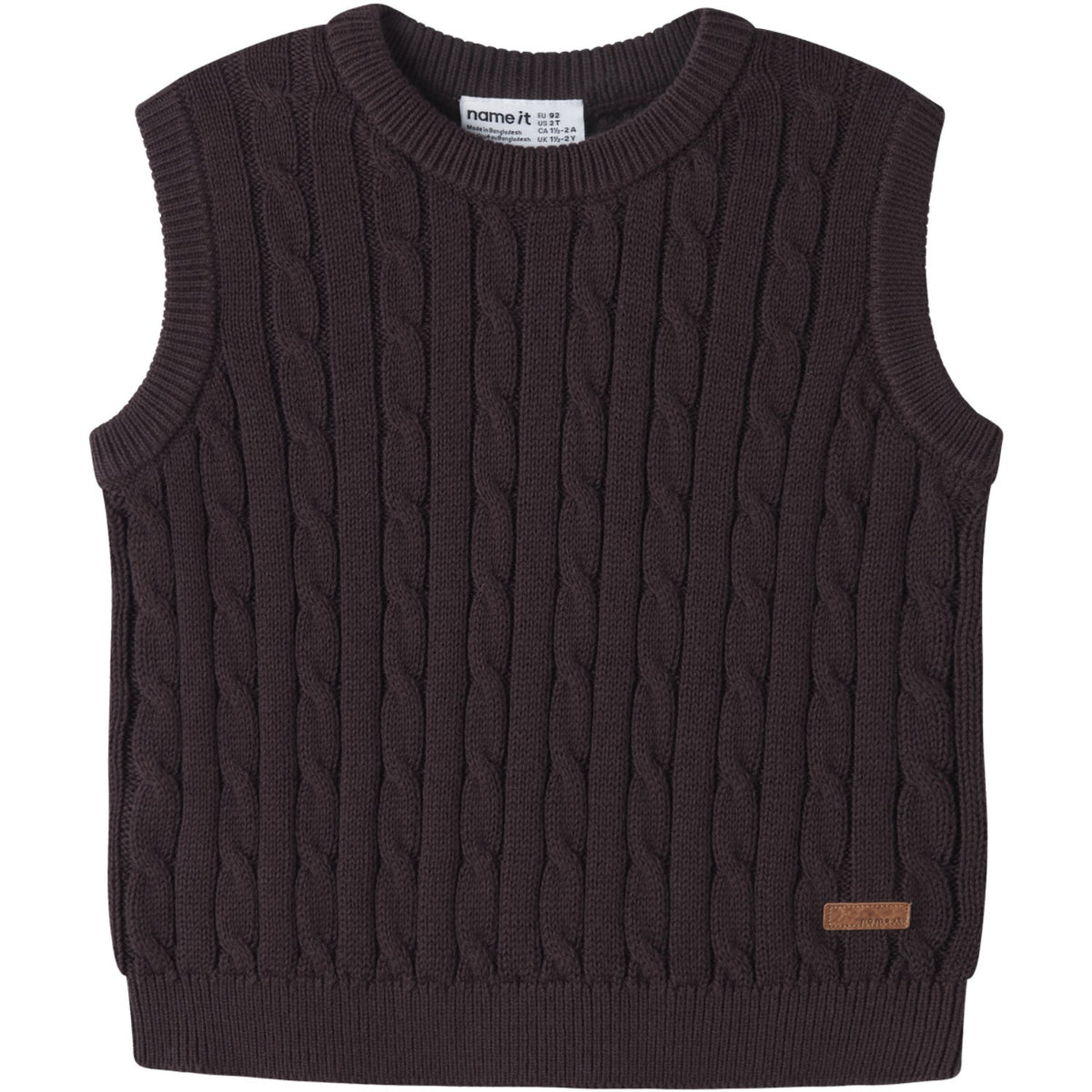 Name It Chocolate Plum Nmmraffat Knit Slipover