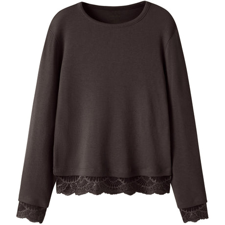 Name It Chocolate Plum Nkfrosima Ls Slim Top