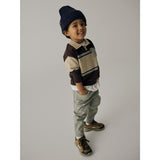 Name It Chocolate Plum With N Nmmral Ls Knit Polo