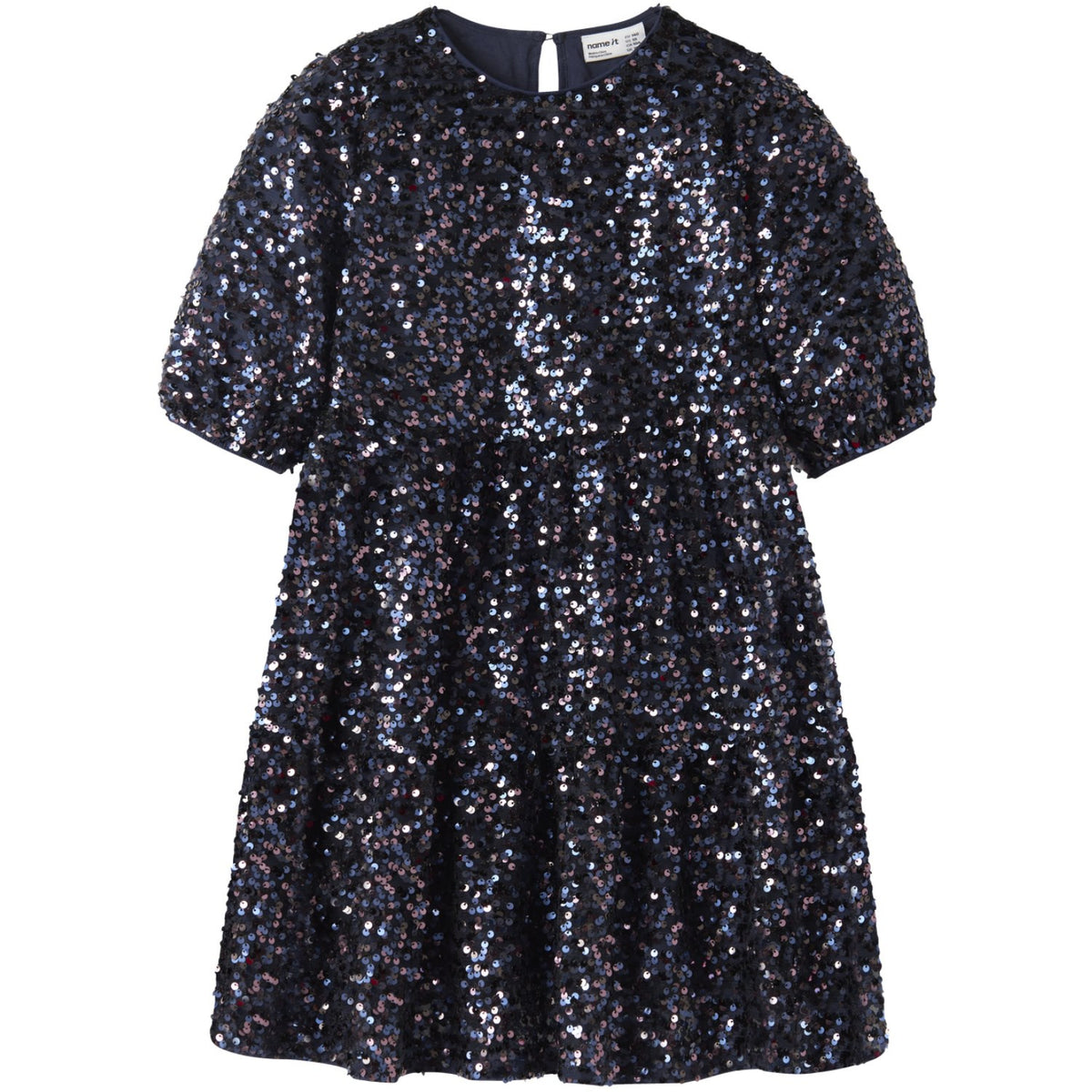 Name It Evening Blue Nkfrinoa 3/4 Sl Dress