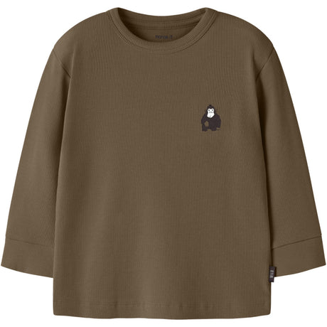 Name It Sepia Nmmrasmus Ls Rib Top Box