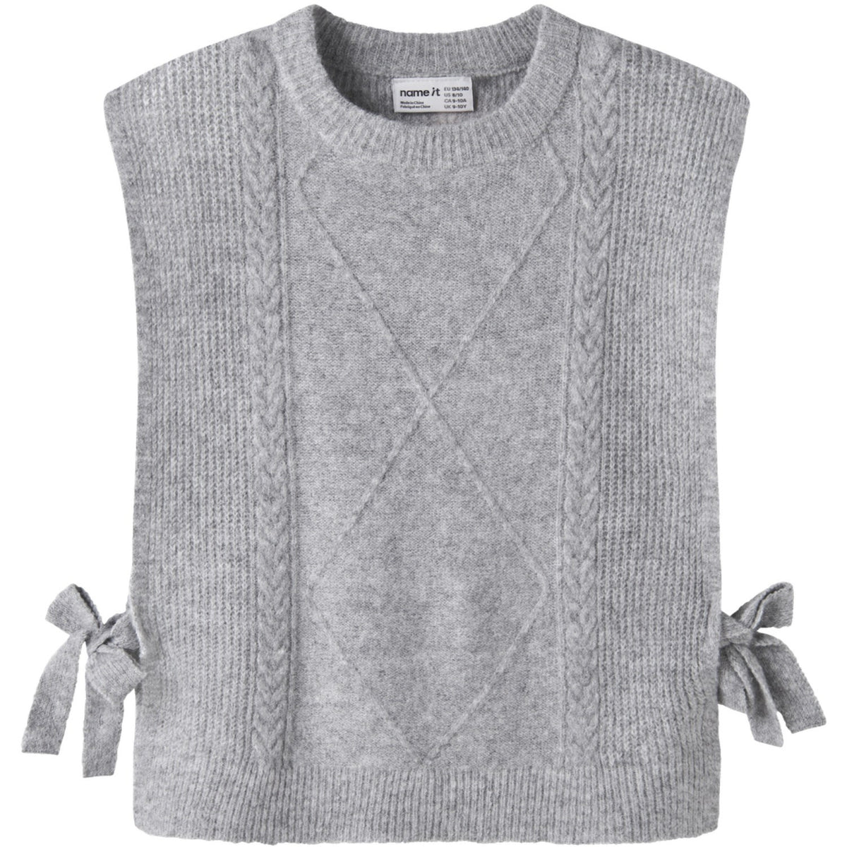 Name It Grey Melange Nkfrianni Knit Vest