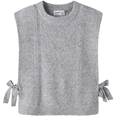 Name It Grey Melange Nkfrianni Knit Vest