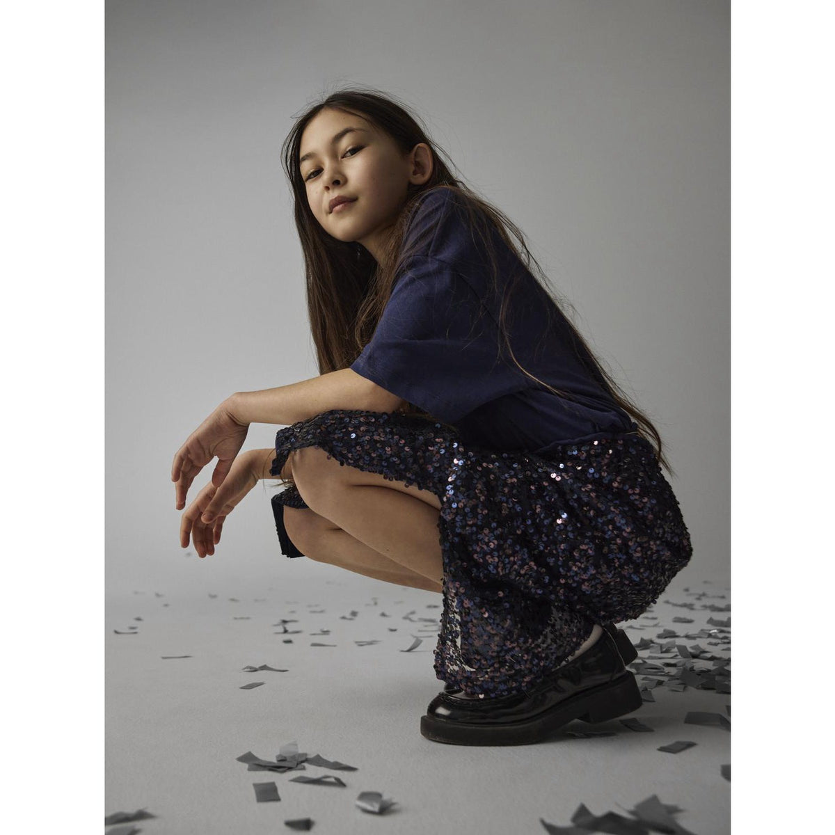Name It Evening Blue Nkfroda Ss Rlx Top Box