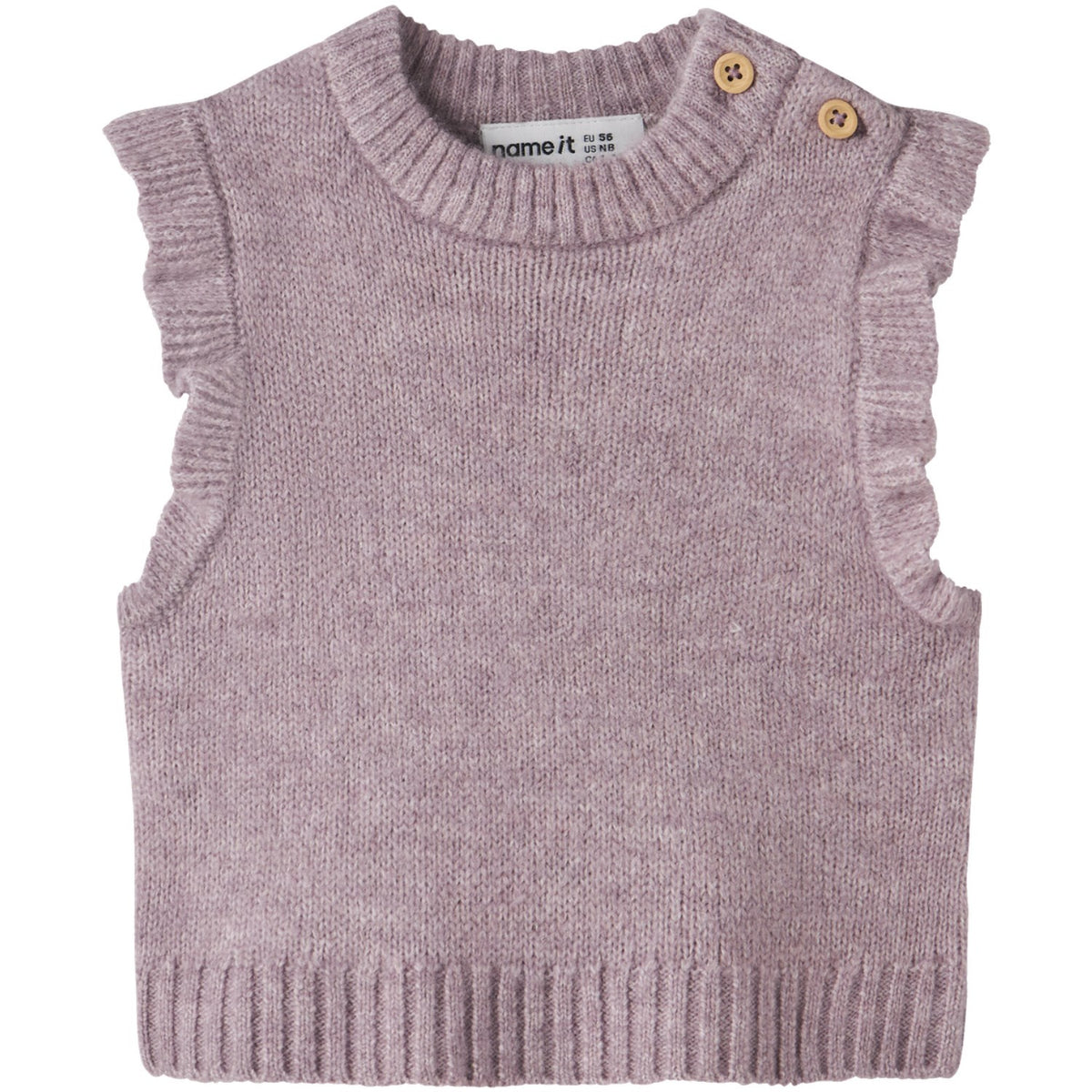 Name It Mauve Shadows Nbfrosely Knit Slipover
