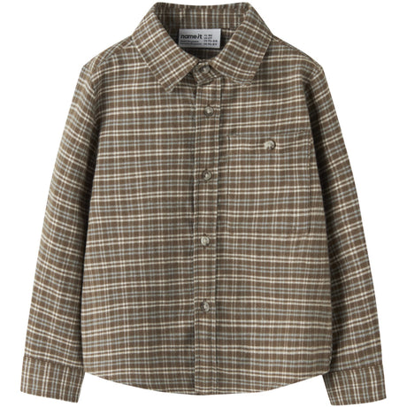 Name It Sepia Nmmrem Ls Nreg Shirt