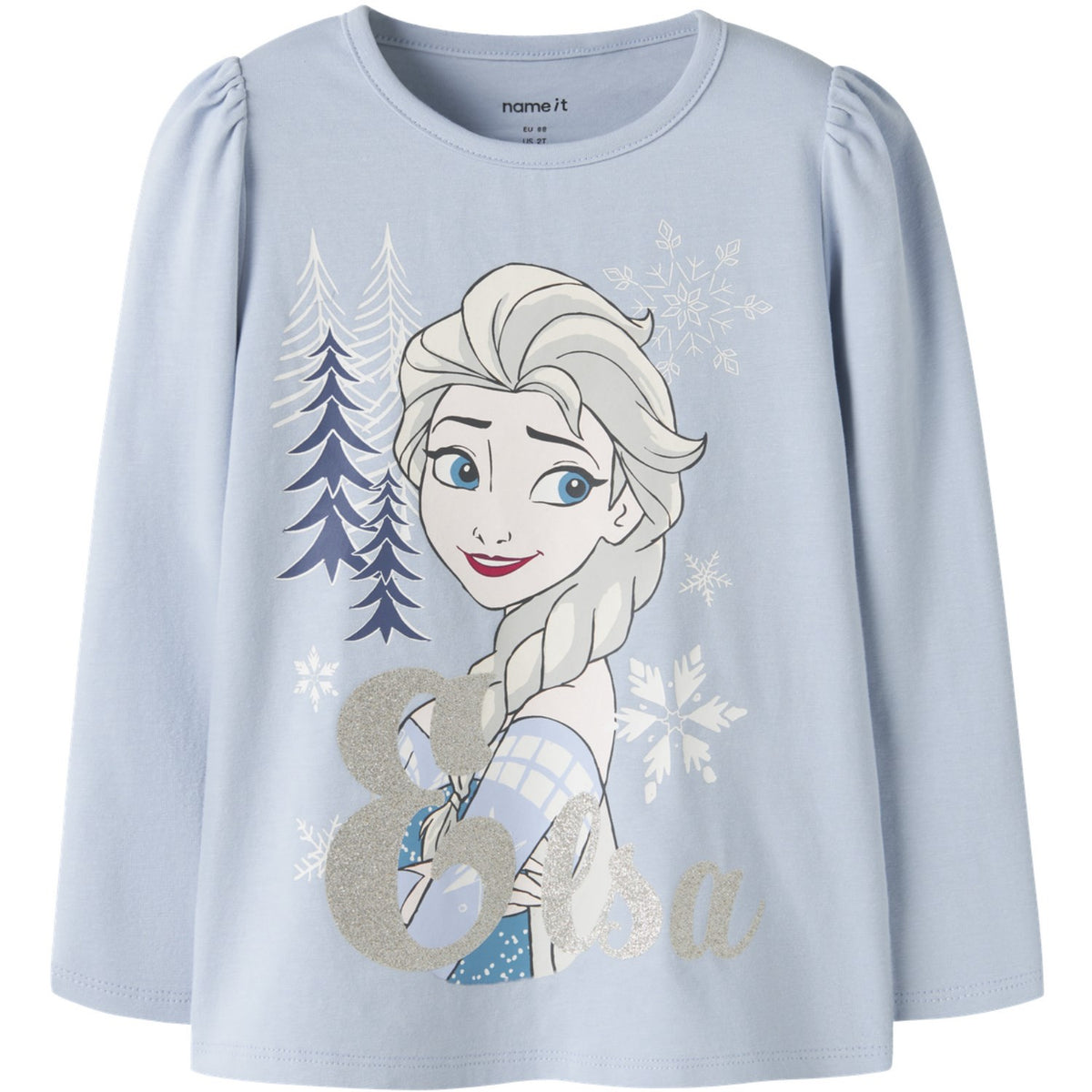 Name It Subdued Blue Nmfninna Frozen Ls Top Box Wdi