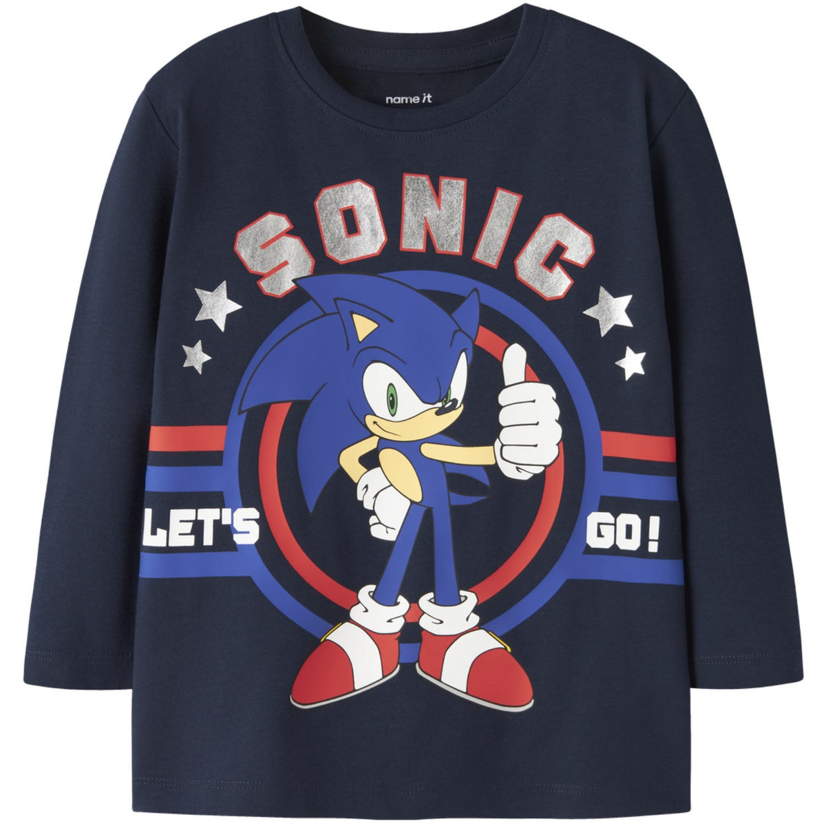 Name It Navy Blazer Nmmoisin Sonic Ls Nreg Top Sky