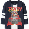 Name It Navy Blazer Nmmoliver Paw Ls Nreg Top Box Cplg