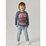 Name It Navy Blazer Nmmonce Spider Ls Nreg Top Mar