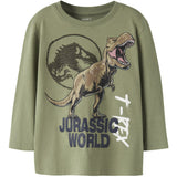 Name It Mosstone Nmmotti Jurassic Ls Nreg Top Box Sky