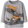 Name It Grey Melange Nmmnial Tonka Ls Nreg Top Cplg