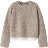 Name It Island Fossil Nkfsacha Ls Loose Knit