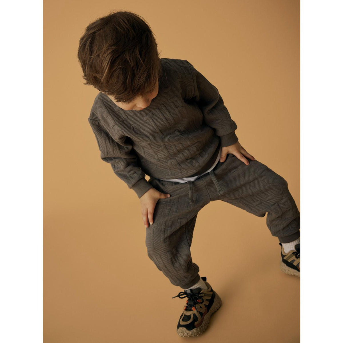 Name It Charcoal Gray Nmmstig Ls Nreg Sweat