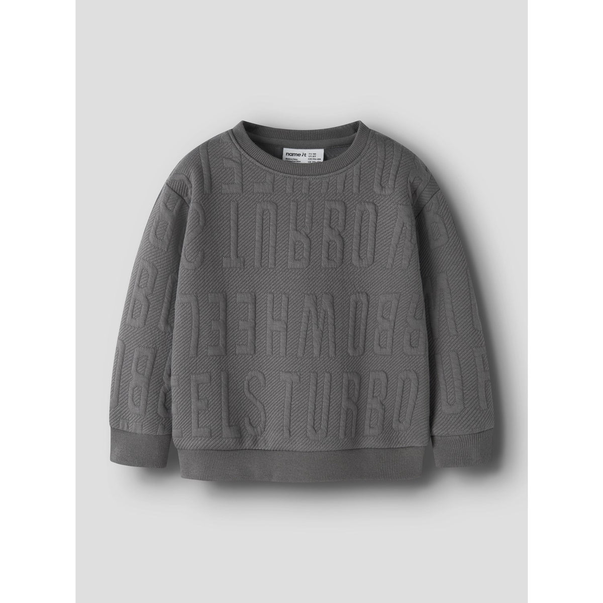 Name It Charcoal Gray Nmmstig Ls Nreg Sweat
