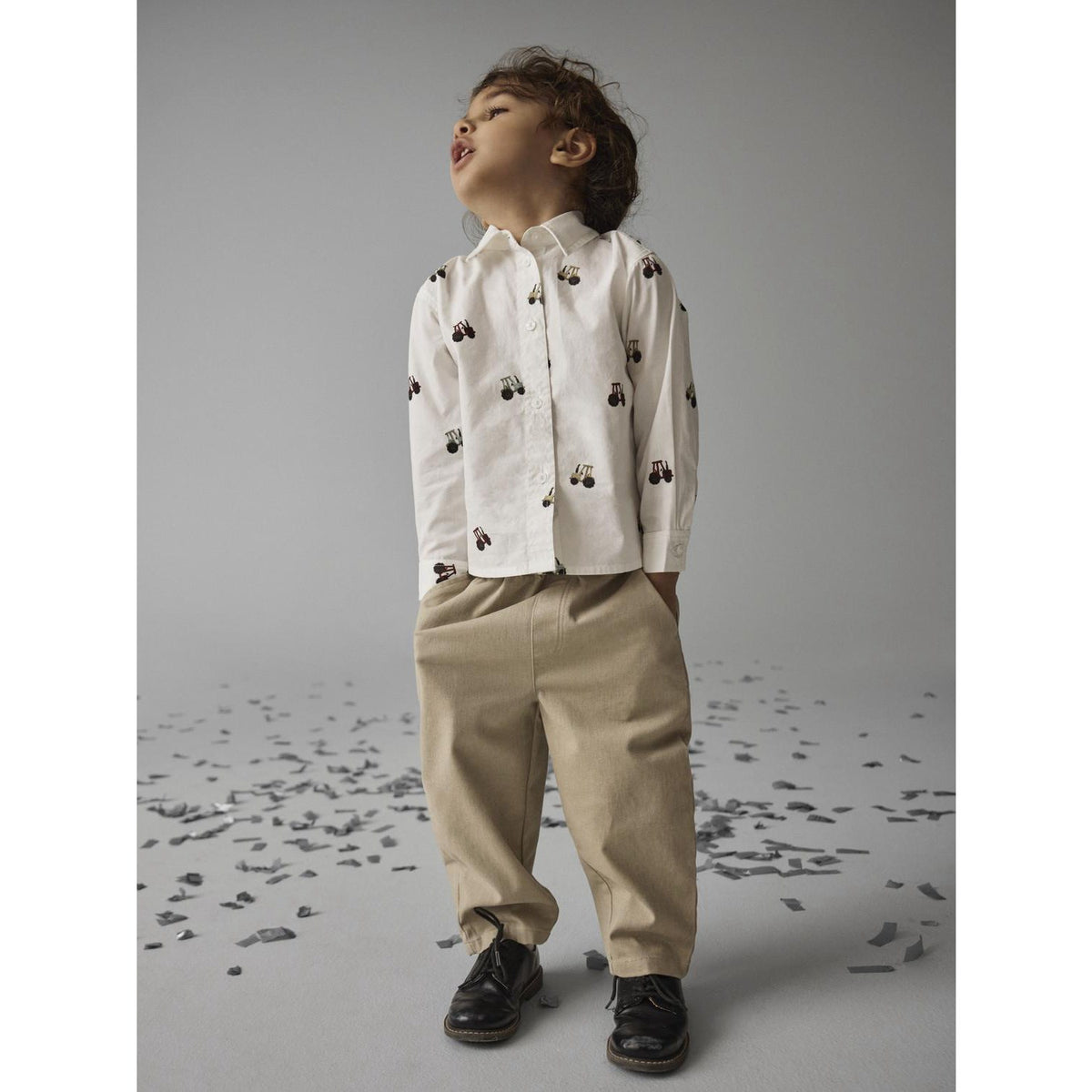 Name It Bright White Nmmractor Ls Shirt