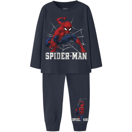 Name It Navy Blazer Nmmmus Spider Nreg Ls Nightset Mar