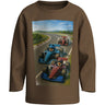 Name It Sepia Racing Penguins Nmmvoto Ls Nreg Top