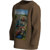 Name It Sepia Racing Penguins Nmmvoto Ls Nreg Top