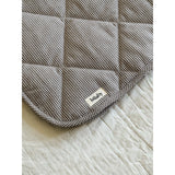 Lalaby Tiny Check Brown Quilted Baby Blanket