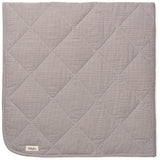 Lalaby Tiny Check Brown Quilted Baby Blanket