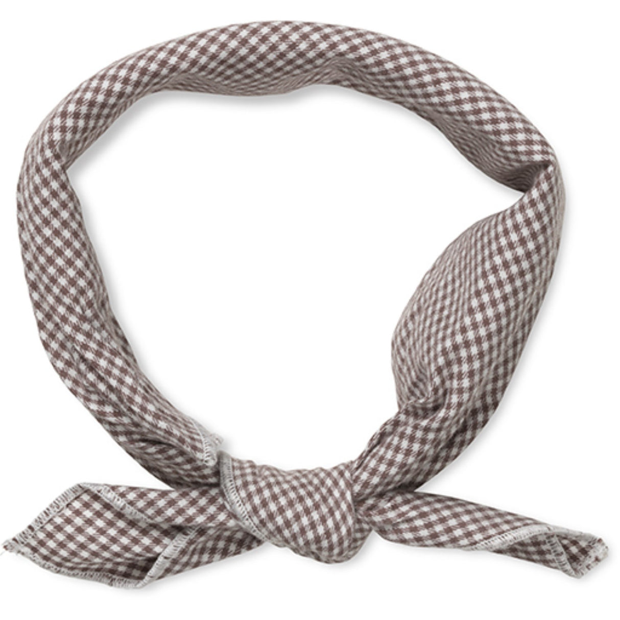 Lalaby Tiny Check Brown Eddie Scarf