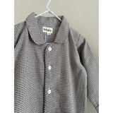 Lalaby Tiny Check Brown Classic Pj Suit
