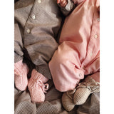 Lalaby Tiny Check Brown Classic Pj Suit