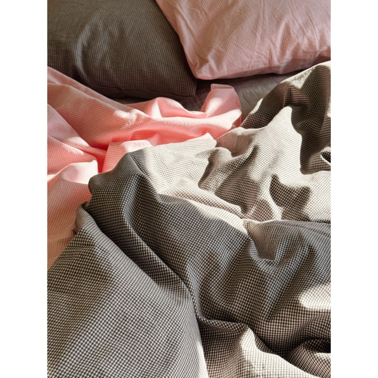 Lalaby Tiny Check Brown Classic Baby Bedding