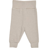 Müsli Balsam Cream/ Walnut Mini Stripe Rib Pants