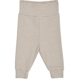 Müsli Balsam Cream/ Walnut Mini Stripe Rib Pants