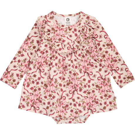 Müsli Oak/ Blush/ Baroque Rose Bouquet L/S Frill Dress Body
