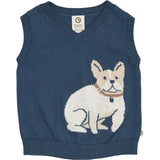Müsli Navy Old English Knit Vest Baby
