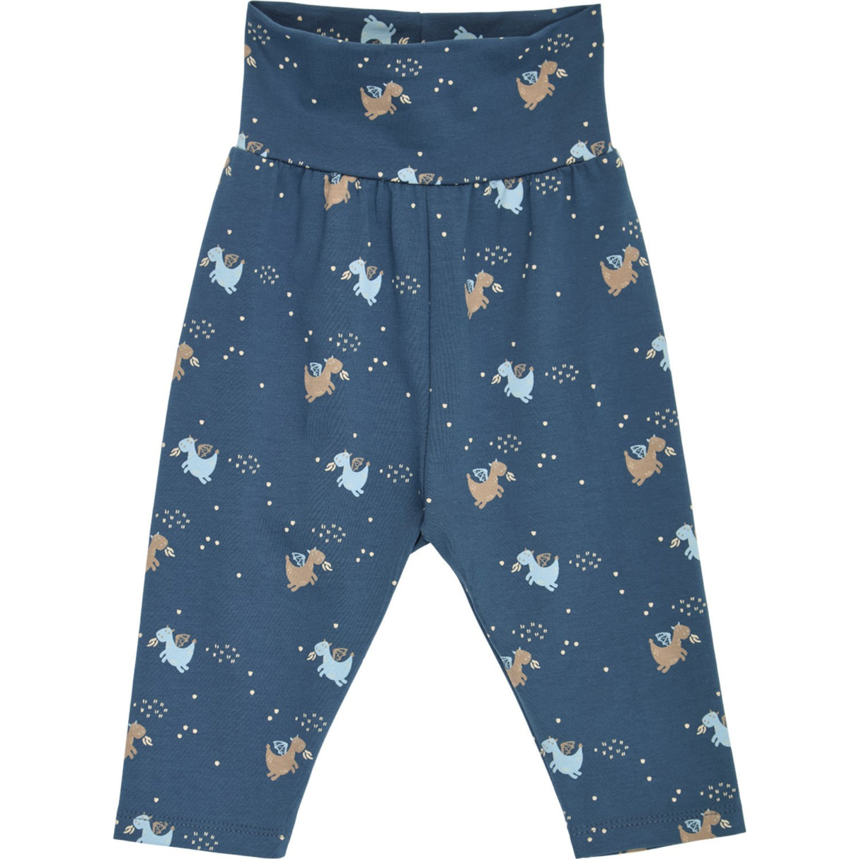 Müsli Navy/ Soft Blue/ Walnut Storybook Pants Baby