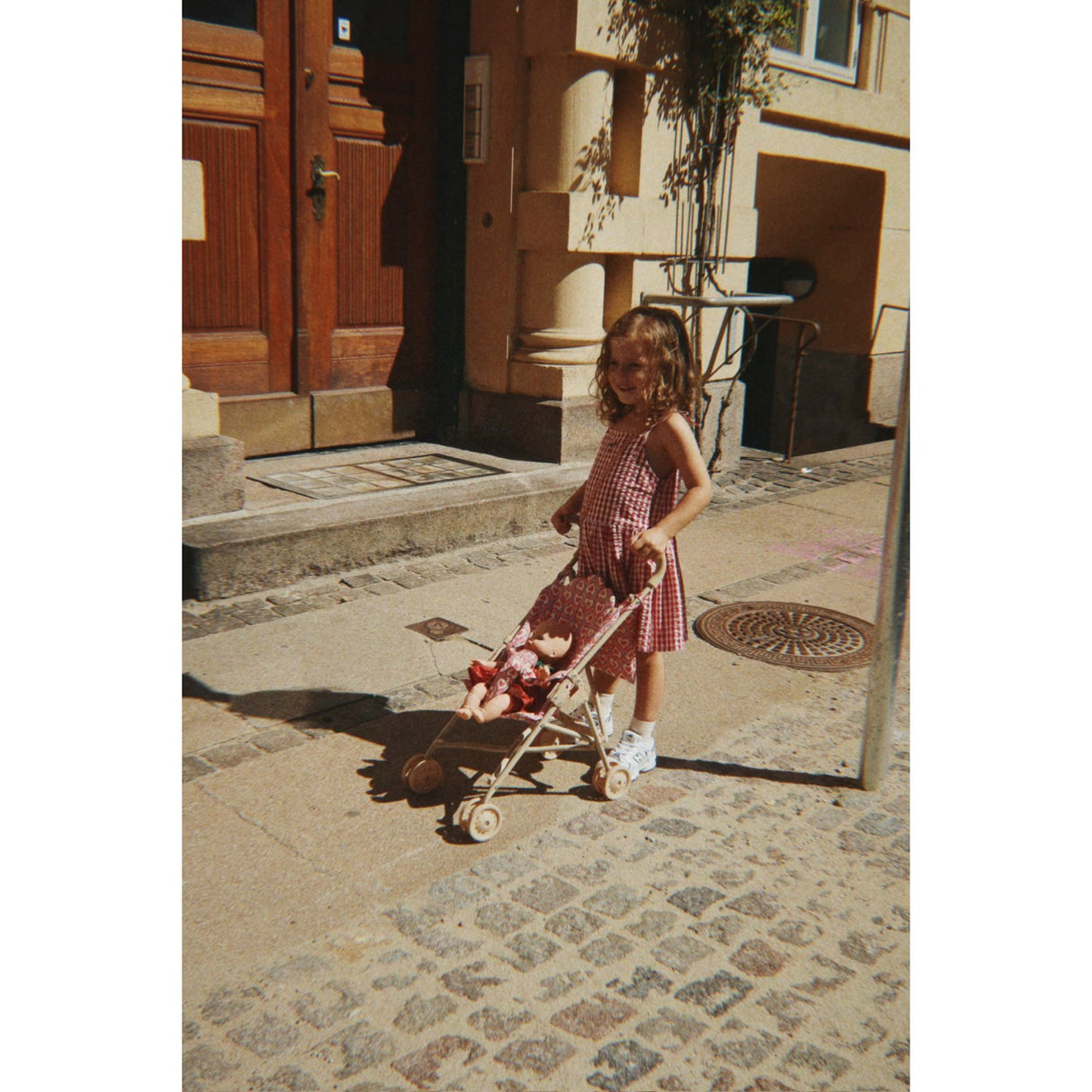 Konges Sløjd Raspberry Check Isotta Dress Gots