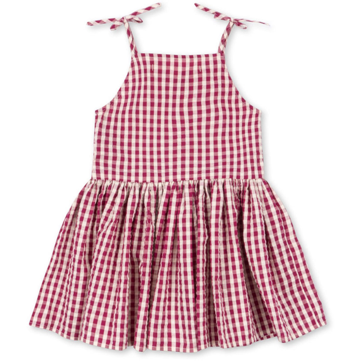 Konges Sløjd Raspberry Check Isotta Dress Gots